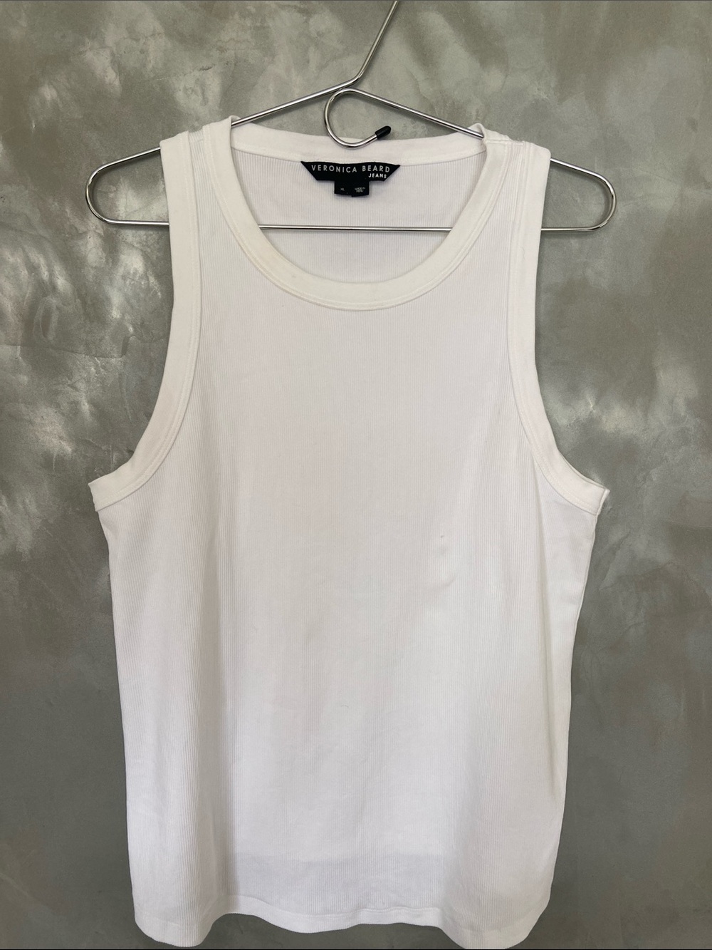 Veronica Beard Pima Cotton Ribbed Tank